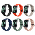kwmobile Sport Strap compatible with Huawei Band 6 & 6 Pro / Honor Band 7 & 6 Band Large Set Smartwatch Strap in Various Colors