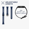 kwmobile Sport Strap compatible with Huawei Band 6 & 6 Pro / Honor Band 7 & 6 Band Large Set Smartwatch Strap in Various Colors