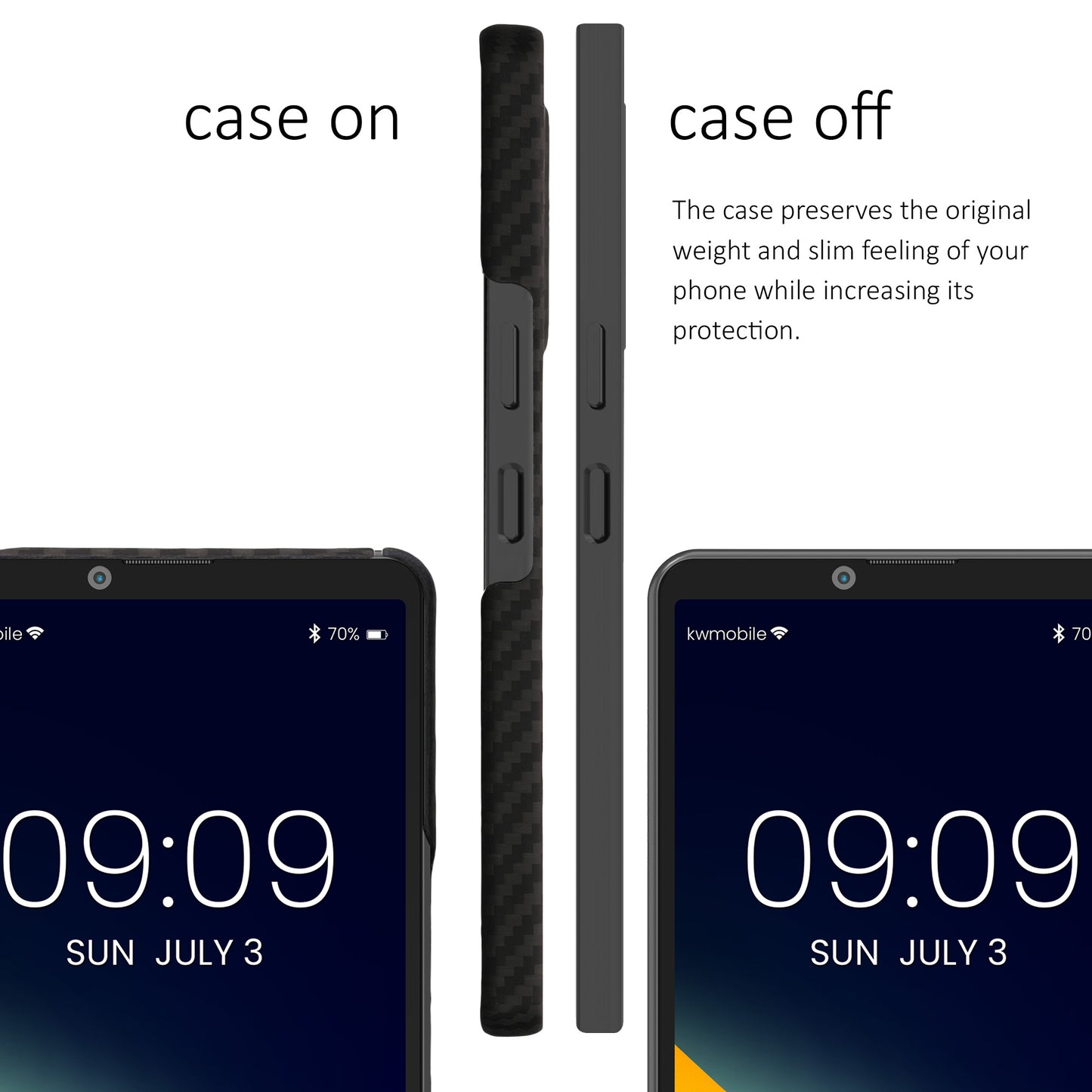 kalibri Protective Case Compatible with Sony Xperia 10 V Phone Cover Case Mobile Phone Case
