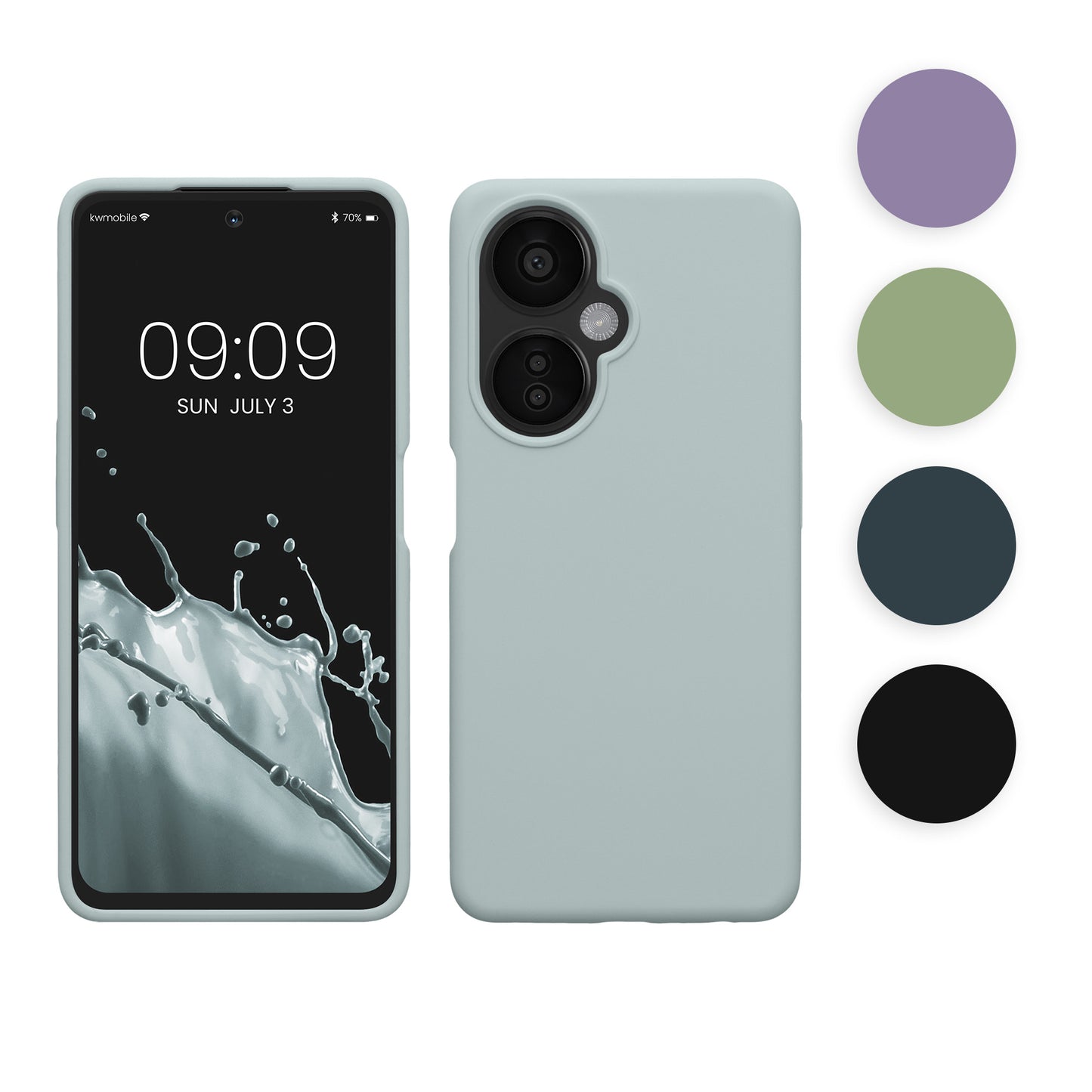 kwmobile Hülle kompatibel mit OnePlus Nord CE 3 Lite 5G / Nord N30 5G Hülle - Silikon Handy Case - Handyhülle weiche Oberfläche - kabelloses Laden - Neon Pink Neon Pink  