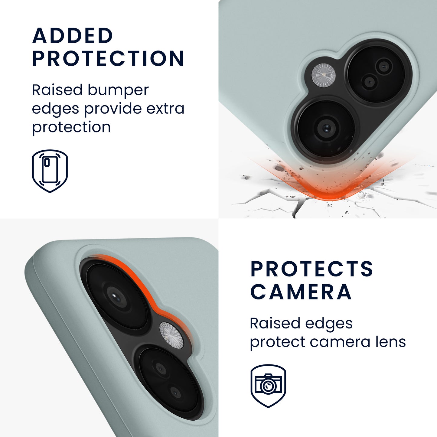 kwmobile Phone Case for OnePlus Nord CE 3 Lite 5G / Nord N30 5G - Wireless Charging - Protective Cover