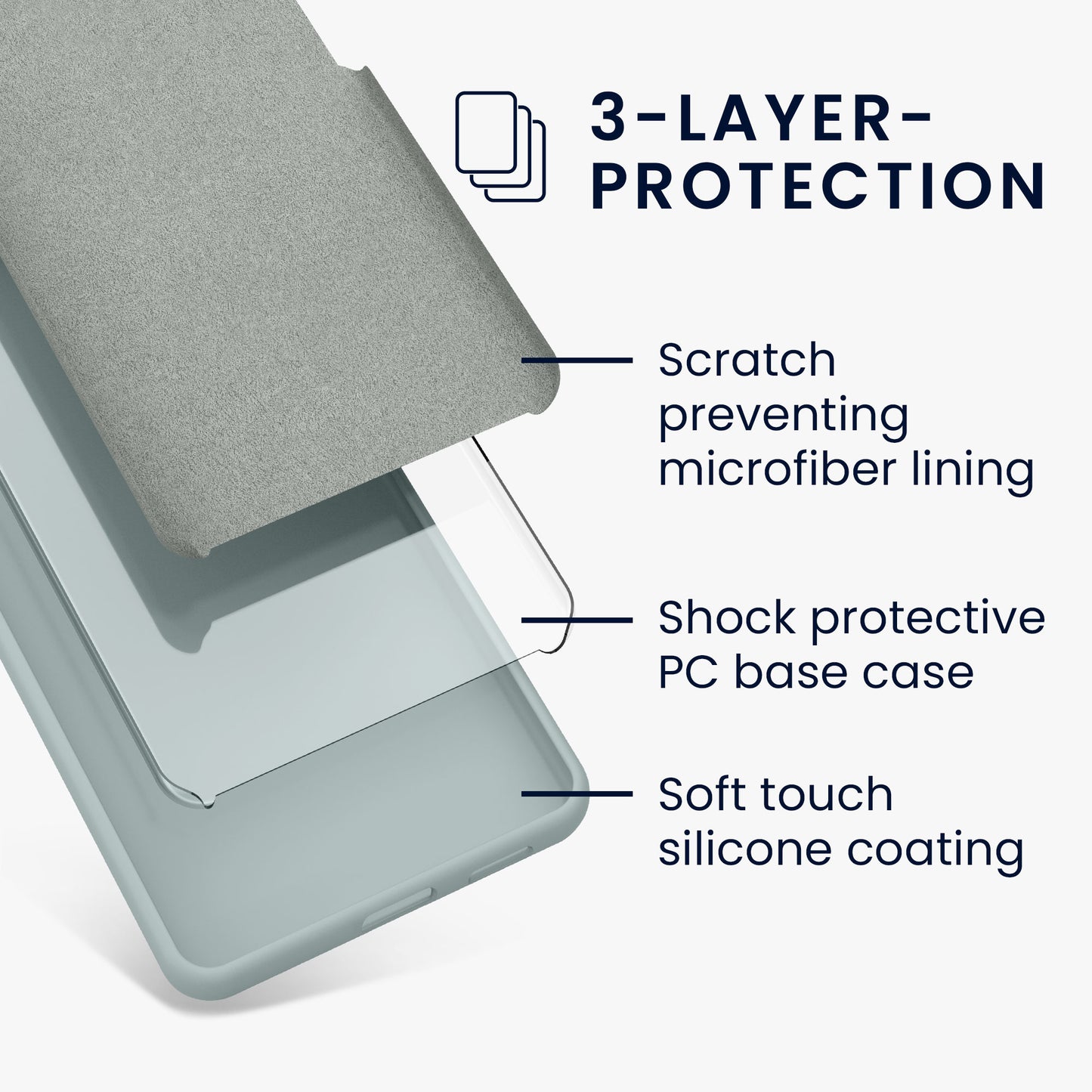 kwmobile Phone Case for OnePlus Nord CE 3 Lite 5G / Nord N30 5G - Wireless Charging - Protective Cover