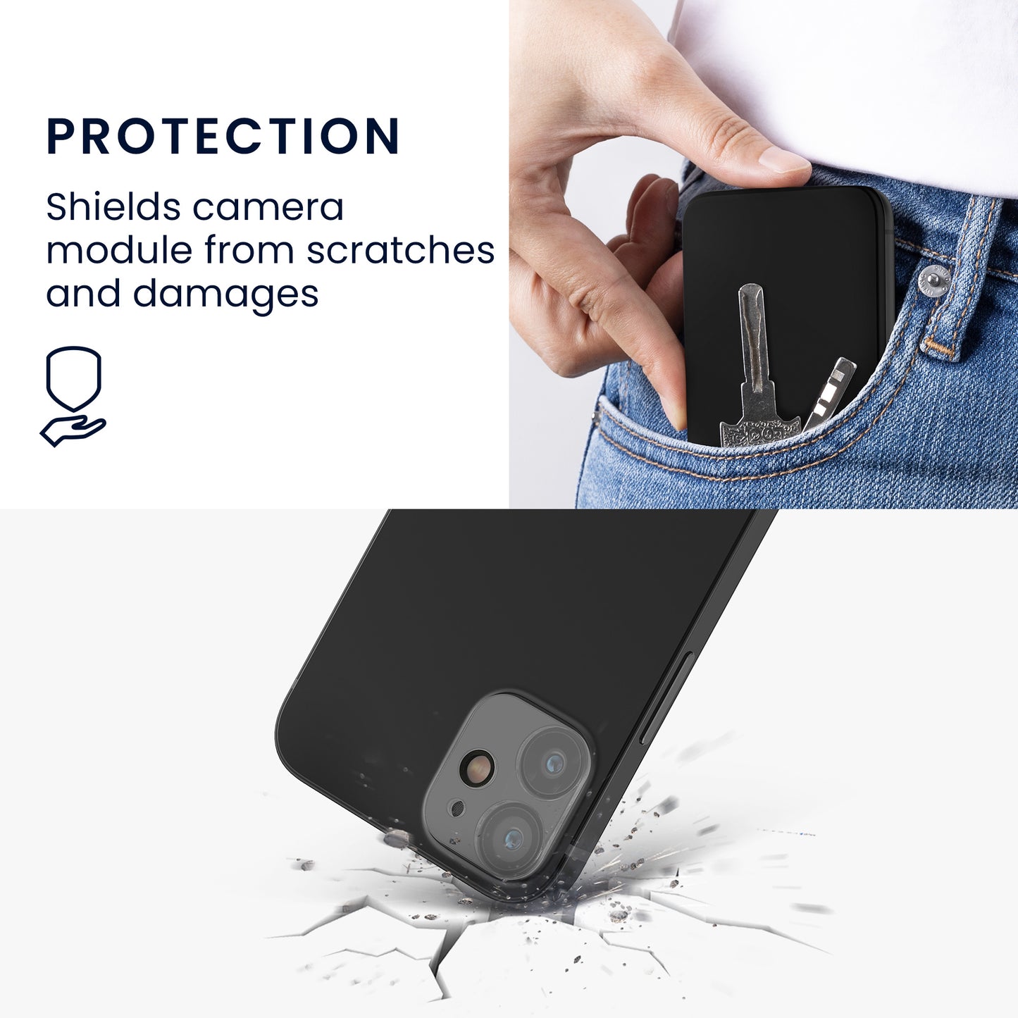 Protective Glass Cell Phone Camera for Apple iPhone 12