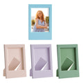 kwmobile Mini Picture Frame Set - Photo Frames for Instant Camera Photos - Plastic Picture Frames with Stand Function
