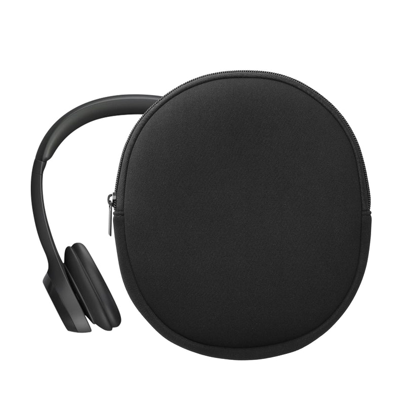 kwmobile Headphone Bag for H390 - Headphone Case - Travel Pouch for Headset Headphones - Soft Over-Ear Protective Cover