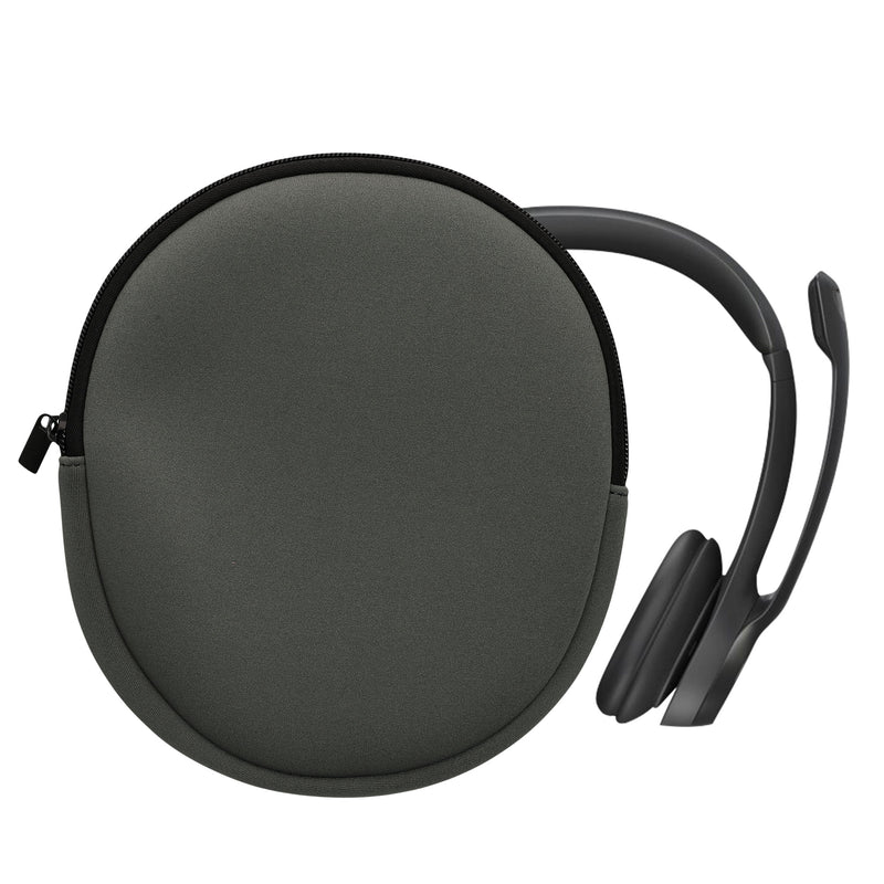 kwmobile Headphone Bag for H390 - Headphone Case - Travel Pouch for Headset Headphones - Soft Over-Ear Protective Cover