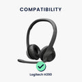 kwmobile Headphone Bag for H390 - Headphone Case - Travel Pouch for Headset Headphones - Soft Over-Ear Protective Cover