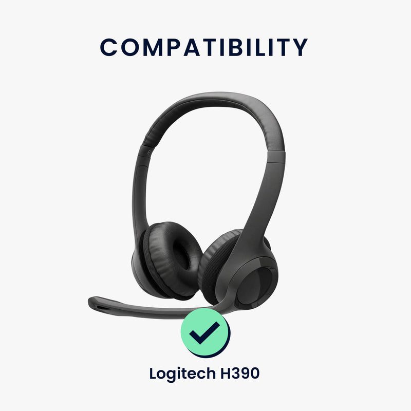 kwmobile Headphone Bag for H390 - Headphone Case - Travel Pouch for Headset Headphones - Soft Over-Ear Protective Cover