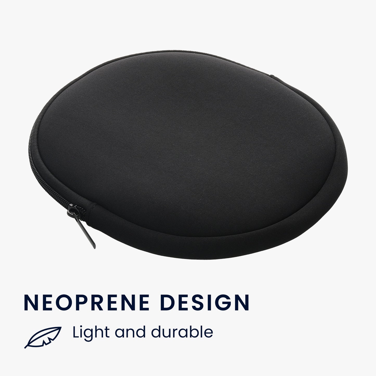 kwmobile Headphone Bag for H390 - Headphone Case - Travel Pouch for Headset Headphones - Soft Over-Ear Protective Cover