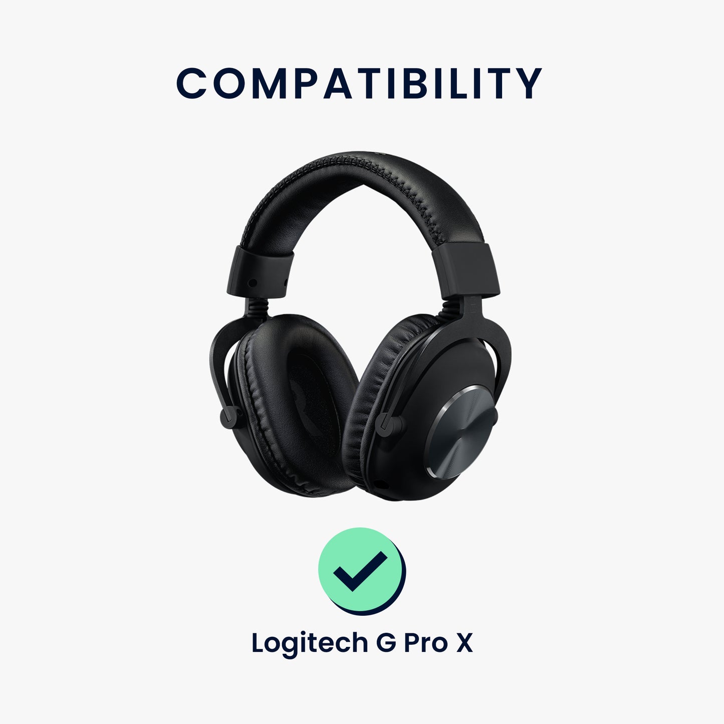 kwmobile Replacement Headphone Microphone compatible with Logitech G Pro X Headset - Gaming Headphones Microphone with 3.5mm Jack