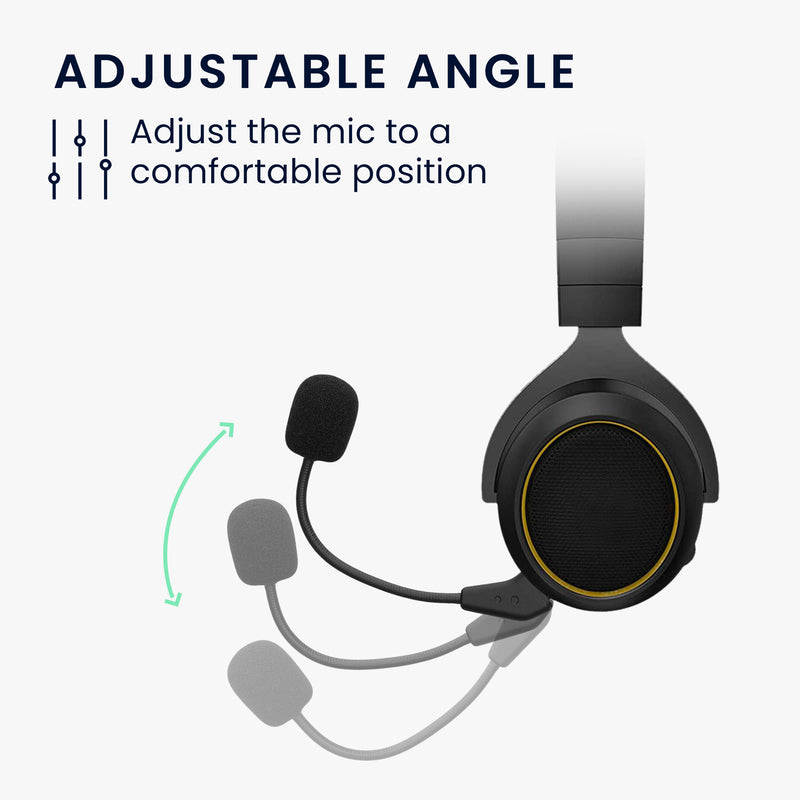 kwmobile Replacement Headset Microphone compatible with Corsair HS50 HS60 HS60 Pro HS70 HS70 Pro HS75 Headset - Gaming Headphones Microphone with 3.5 mm Jack