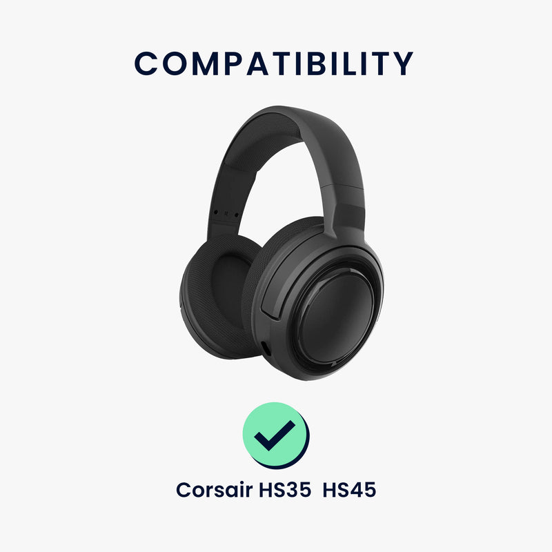 kwmobile Replacement Headphone Microphone compatible with Corsair HS35 / HS45 Headset - Gaming Headphones Microphone with 3.5mm Jack Plug