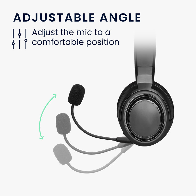 kwmobile Replacement Headphone Microphone compatible with Corsair HS35 / HS45 Headset - Gaming Headphones Microphone with 3.5mm Jack Plug