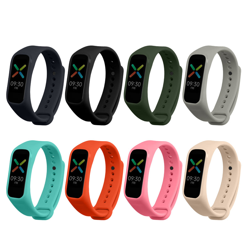 kwmobile Sports Strap compatible with Oppo Band Smartwatch Bracelet Large Set