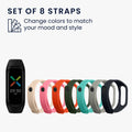kwmobile Sports Strap compatible with Oppo Band Smartwatch Bracelet Large Set