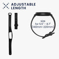 kwmobile Sports Strap compatible with Oppo Band Smartwatch Bracelet Large Set
