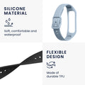 kwmobile Sports Armband compatible with Samsung Galaxy Fit 2 Strap Large Set Smartwatch Band