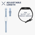 kwmobile Sports Armband compatible with Samsung Galaxy Fit 2 Strap Large Set Smartwatch Band