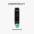 kwmobile Sports Armband Compatible with Huawei Band 4 Bracelet Large Set Smartwatch Strap