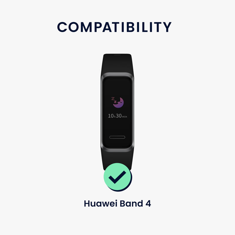 kwmobile Sports Armband Compatible with Huawei Band 4 Bracelet Large Set Smartwatch Strap