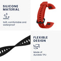 kwmobile Sports Armband Compatible with Huawei Band 4 Bracelet Large Set Smartwatch Strap