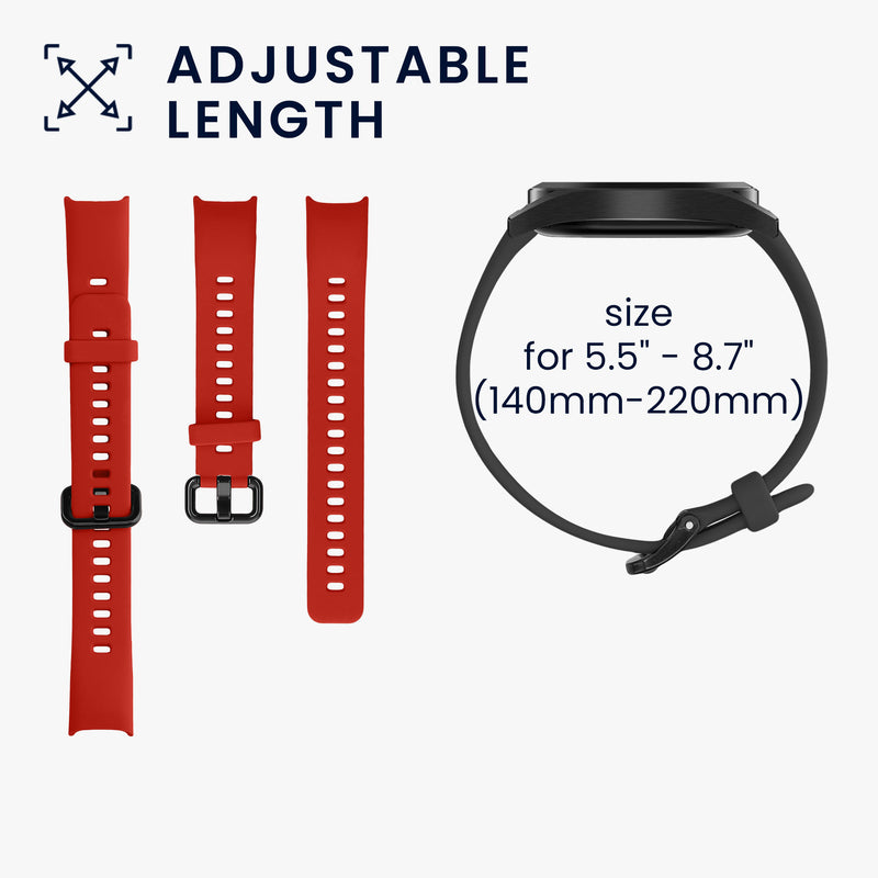 kwmobile Sports Armband Compatible with Huawei Band 4 Bracelet Large Set Smartwatch Strap