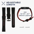 kwmobile Silicone Watch Strap for Ticwatch Pro 3 Ultra / Pro 3 / S2 / GTX Band Replacement Strap for Fitness Tracker Interchangeable Strap Smartwatch