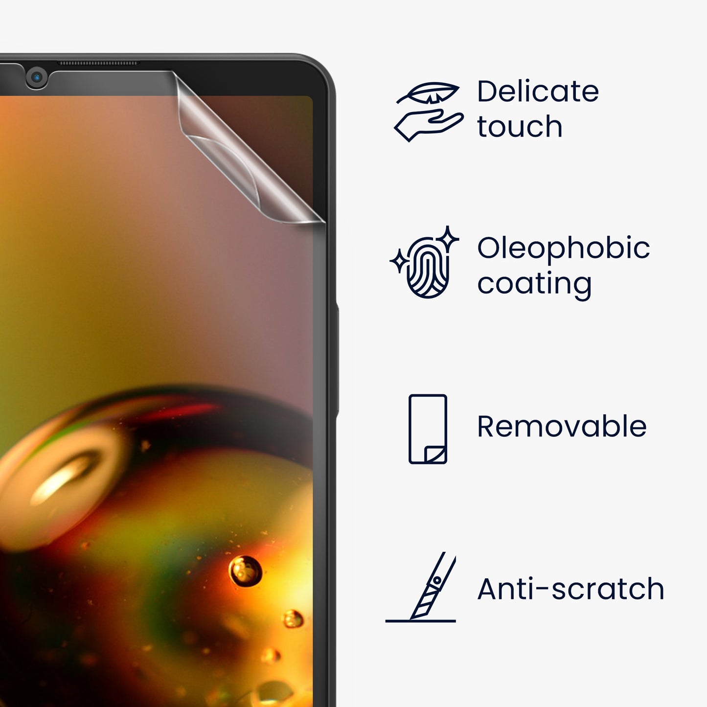 3x crystal clear film for Sony Xperia 10 V