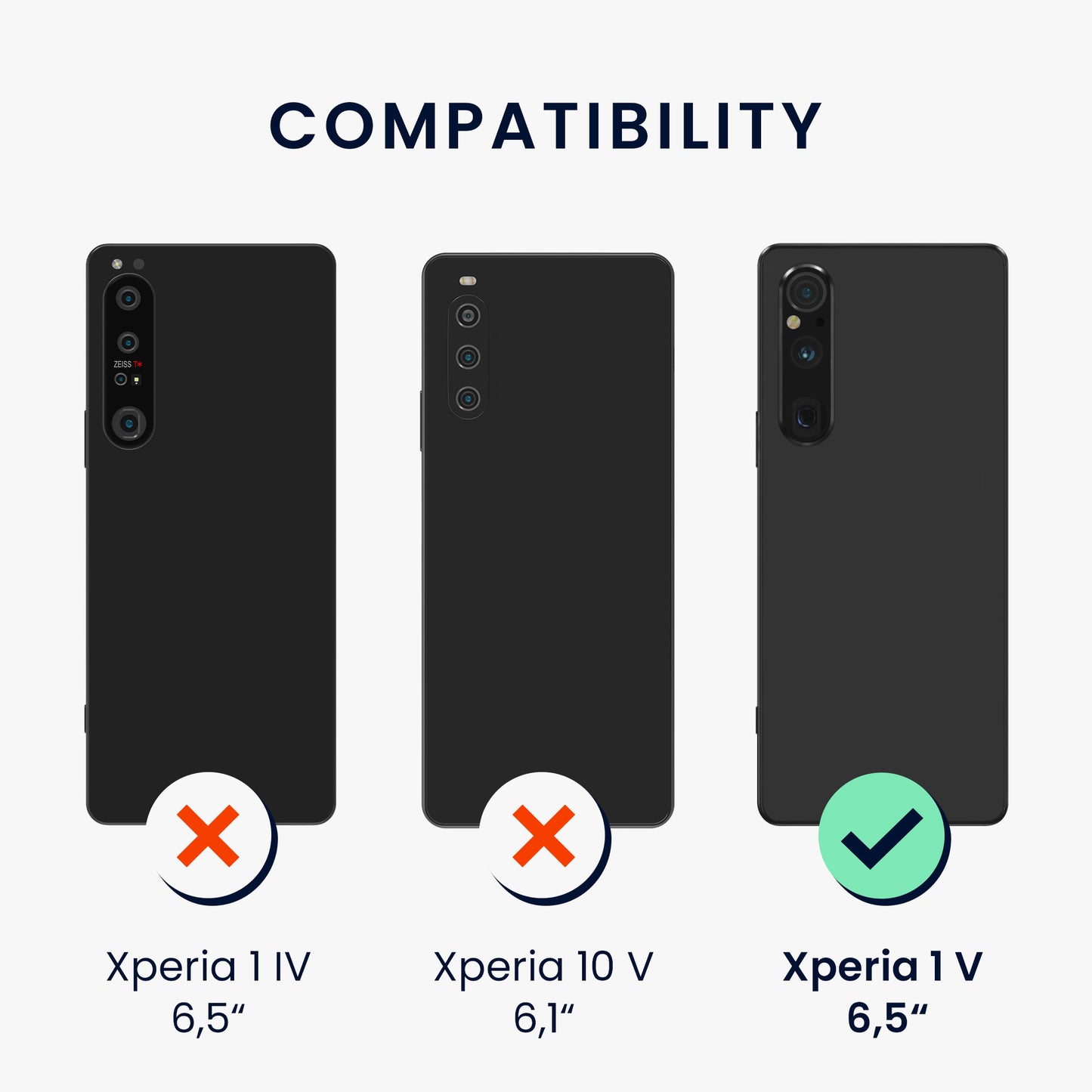 6x Crystal Clear Screen Protector for Sony Xperia 1 V