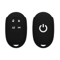kwmobile Car Key Cover Compatible with Fiat 500E 4-Button Car Key
