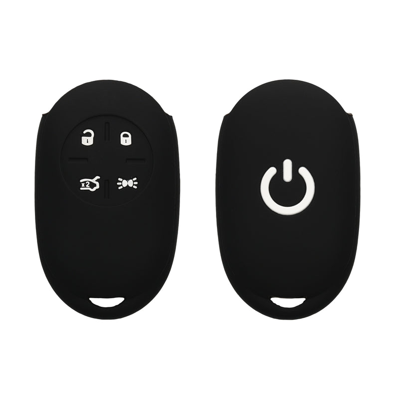 kwmobile Car Key Cover Compatible with Fiat 500E 4-Button Car Key