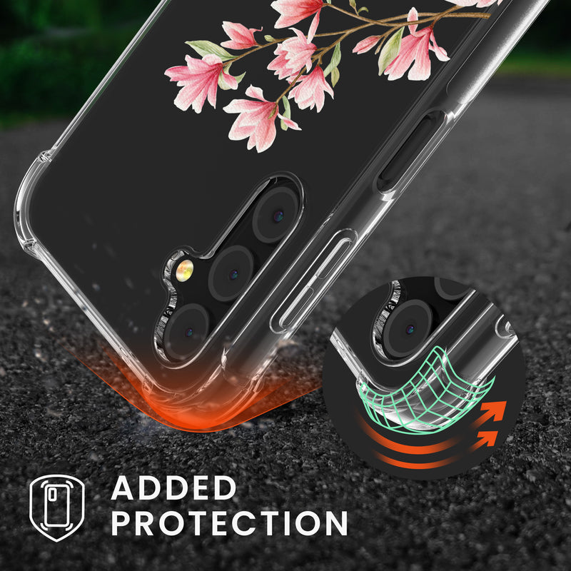 kwmobile Necklace Case compatible with Samsung Galaxy A14 5G Silicone Cover with Lanyard