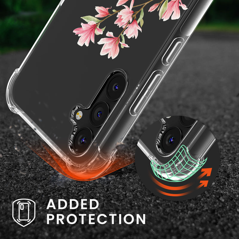 kwmobile Necklace Case compatible with Samsung Galaxy A34 5G Silicone Cover with Lanyard
