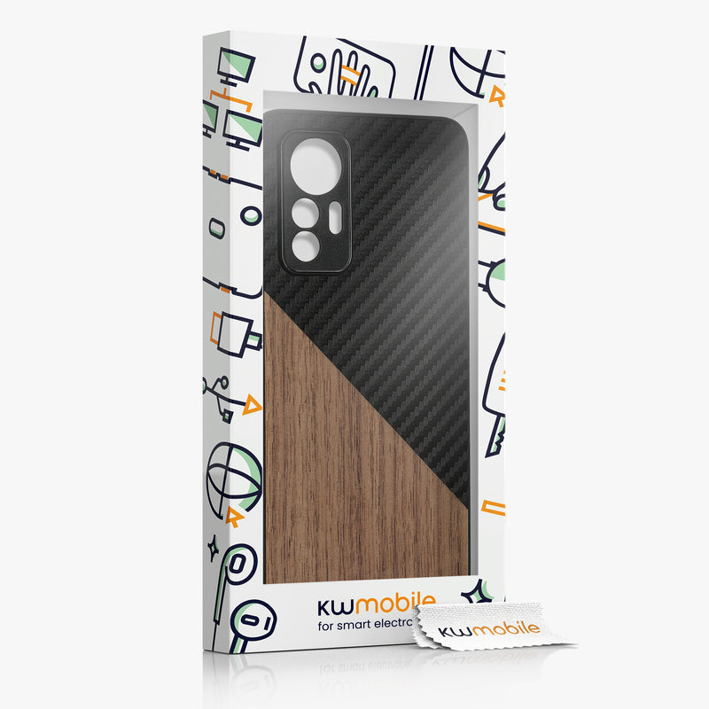 kwmobile Case Compatible with Xiaomi 12 Lite 5G - Phone Case - Phone Protective Cover - Smartphone Cover