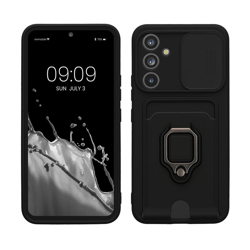 kwmobile Phone Case compatible with Samsung Galaxy A54 5G - Soft Case with Camera Protection - Card Slot