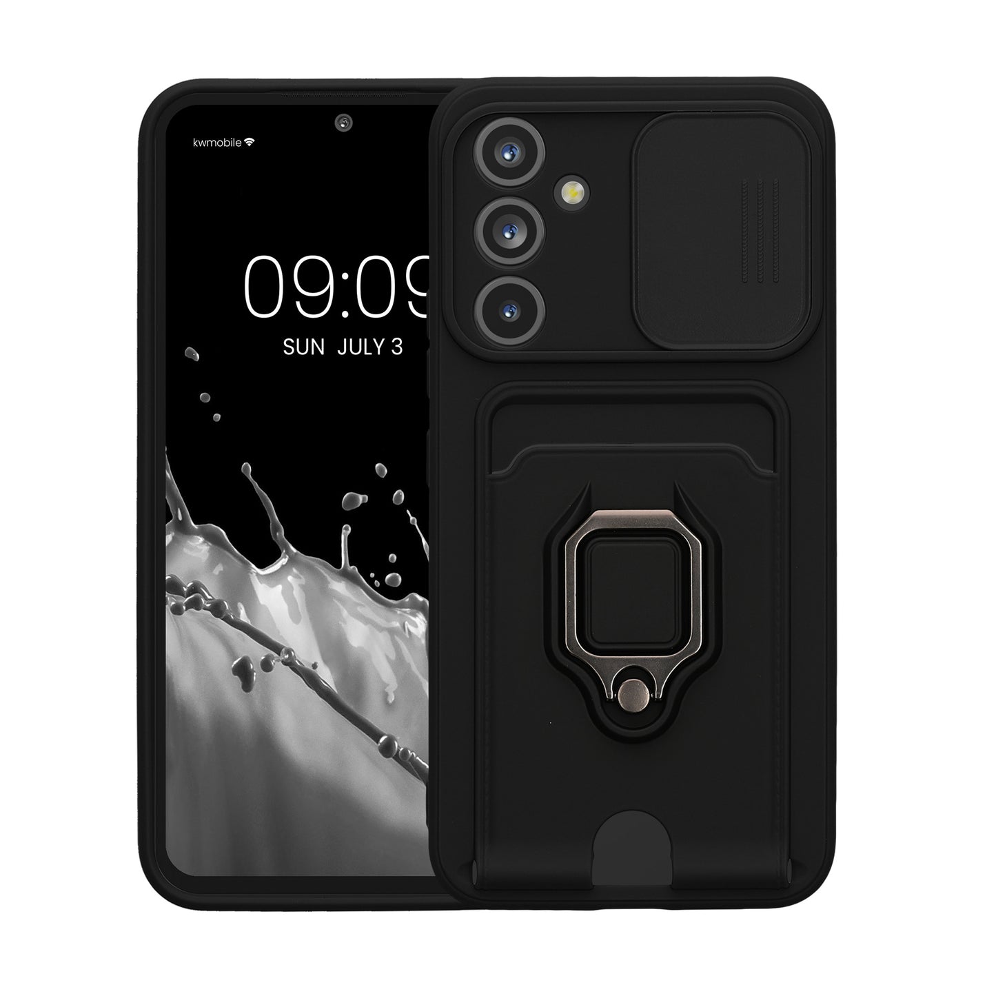 kwmobile Phone Case compatible with Samsung Galaxy A54 5G - Soft Case with Camera Protection - Card Slot