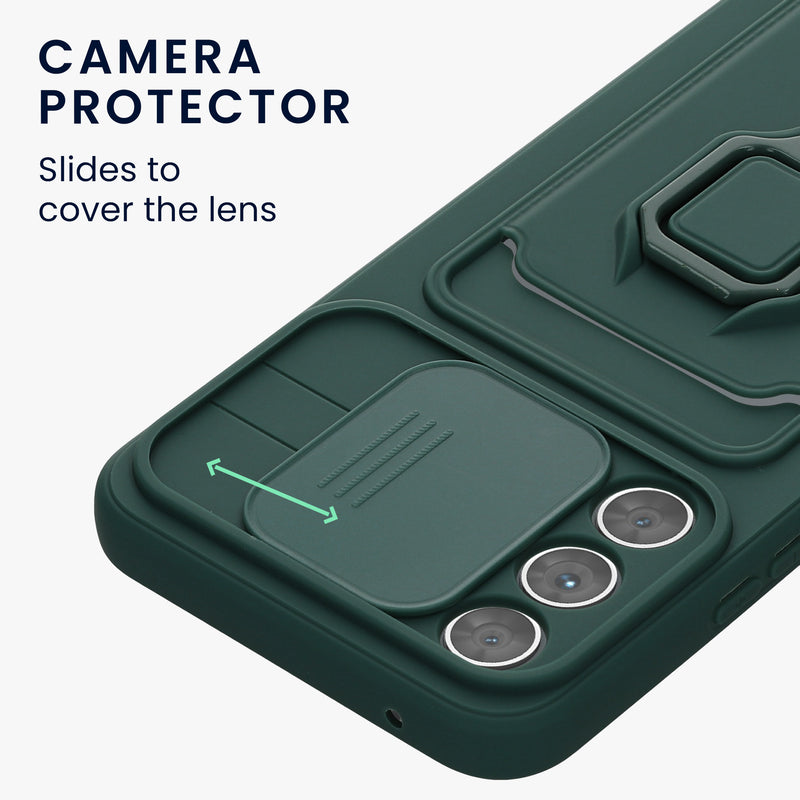 kwmobile Phone Case compatible with Samsung Galaxy A54 5G - Soft Case with Camera Protection - Card Slot