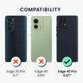 kwmobile Case compatible with Motorola Edge 40 Pro / Edge+ (2023)