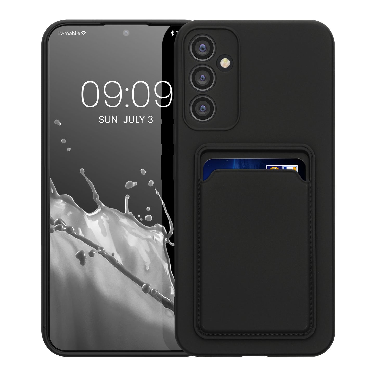kwmobile Phone Case Compatible with Samsung Galaxy A34 5G - Phone Cover with Card Holder
