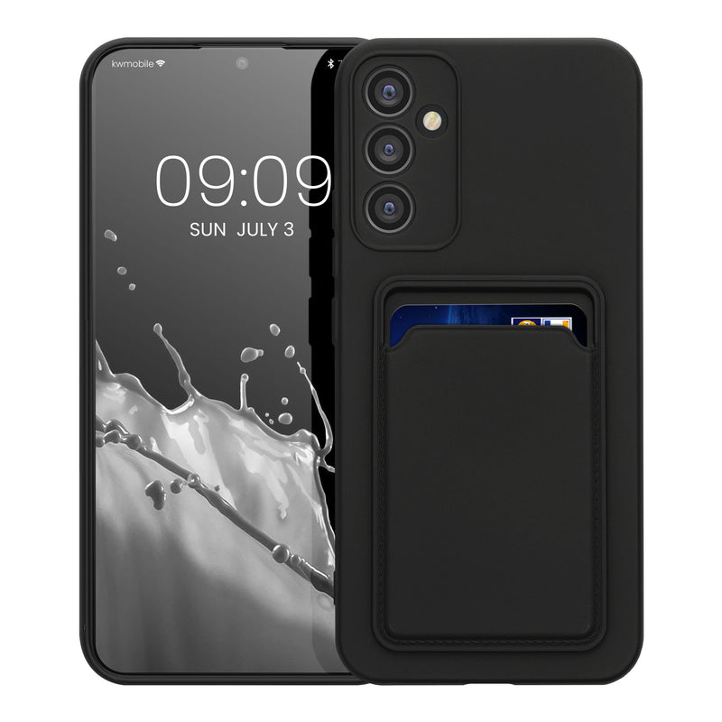 kwmobile Phone Case Compatible with Samsung Galaxy A34 5G - Phone Cover with Card Holder