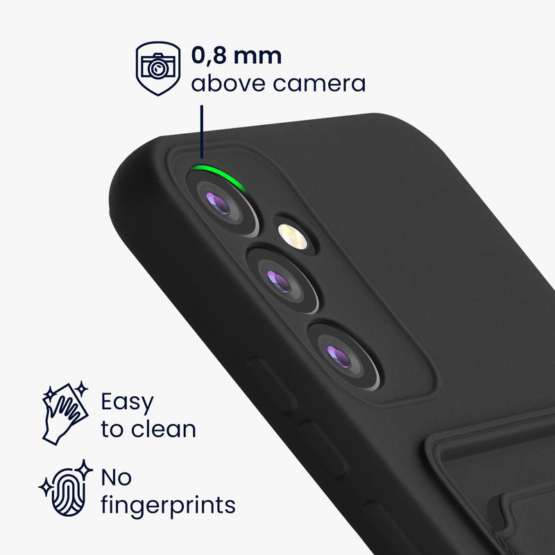 kwmobile Phone Case Compatible with Samsung Galaxy A34 5G - Phone Cover with Card Holder