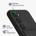 kwmobile Phone Case compatible with Samsung Galaxy S23 Case - Phone Cover with Card Slot