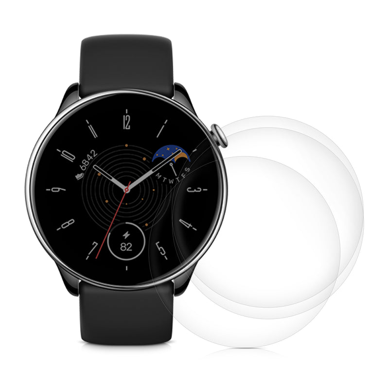 kwmobile Screen Protector compatible with Huami Amazfit GTR Mini Screen Protector for Fitness Tracker Display Protection
