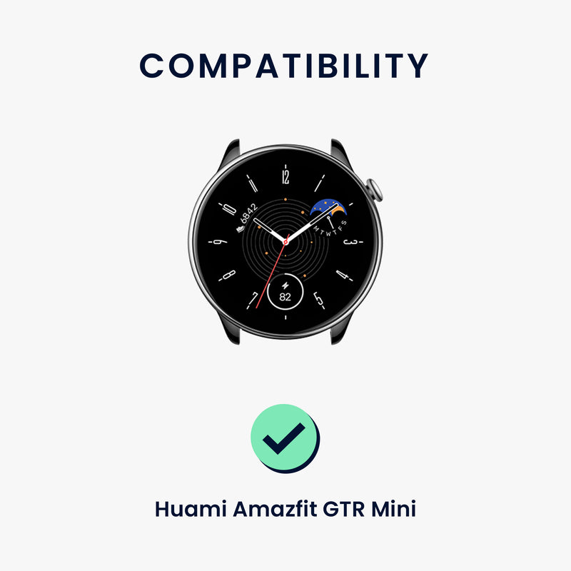 kwmobile Wristband compatible with Huami Amazfit GTR Mini / GTS 4 Mini / GTS 3 / Amazfit Active 2 / Active Edge Fitness Tracker Sports Strap Band Inner Dimensions from