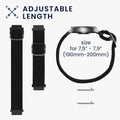 kwmobile Wristband compatible with Huami Amazfit GTR Mini / GTS 4 Mini / GTS 3 / Amazfit Active 2 / Active Edge Fitness Tracker Sports Strap Band Inner Dimensions from