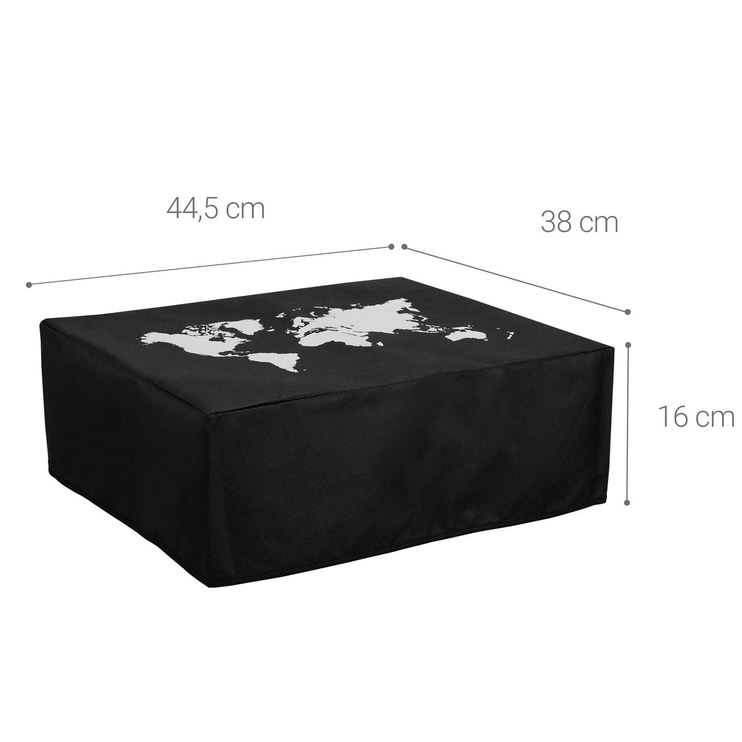 kwmobile Cover compatible with Canon Pixma TS3350 / MG7750 Series - Case Bag Printer - Dust Cover Protective Hood Protective Case