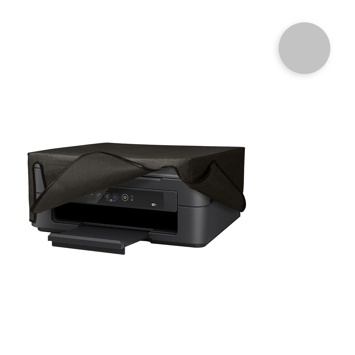 kwmobile Cover kompatibel mit Epson Expression Home XP-2200 / XP-2205 / Brother T580DW - Tasche Hülle Drucker - Staubschutzhülle Schutzhaube Schutzhülle - Hellgrau Hellgrau  
