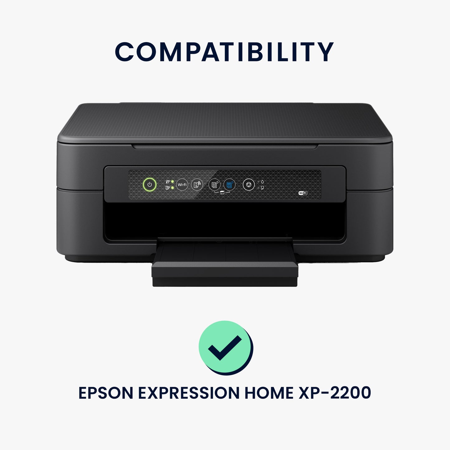 kwmobile Cover compatible with Epson Expression Home XP-2200 / XP-2205 / Brother T580DW - Bag Case Printer - Dust Cover Protective Hood Protective Cover