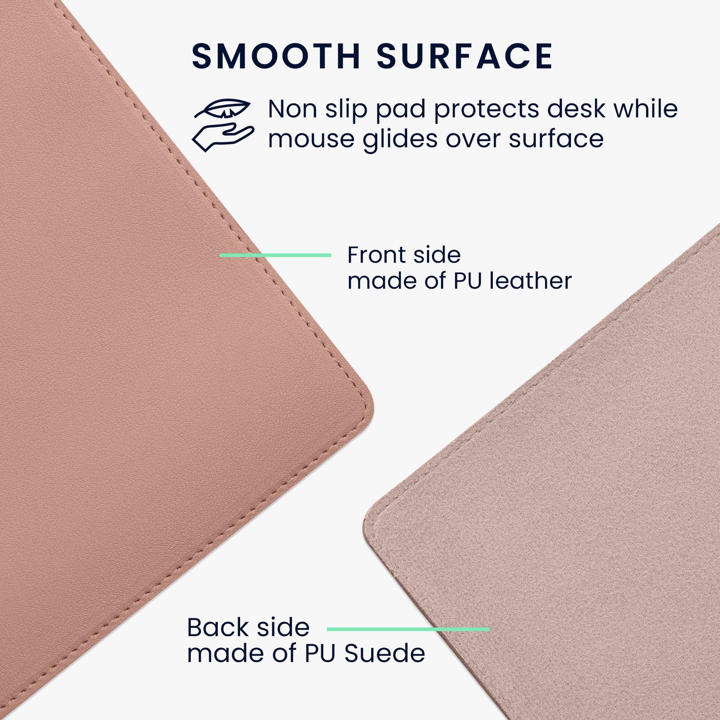 Faux Leather Desk Pad