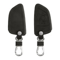 kwmobile Car Key Fob Cover Compatible with BMW 3-Button Smart Key - Faux Leather Protective Case for Key